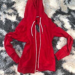 Tommy Hilfiger red Sweatshirt. Never worn.